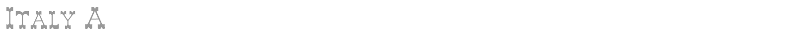 Italy A font preview
